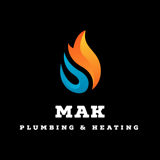 Company/TP logo - "MAK Plumbing & Heating"