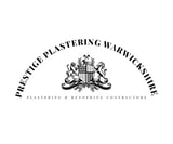 Company/TP logo - "Prestige Plastering Warwickshire"