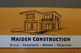 Company/TP logo - "Maiden Construction"