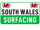 Company/TP logo - "South Wales Surfacing"