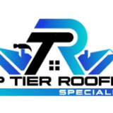 Company/TP logo - "Top Tier Roofing"