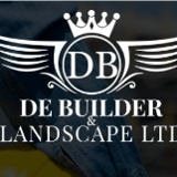 Company/TP logo - "DE Builder & Landscape LTD"