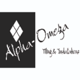 Company/TP logo - "Alpha Omega Tiling & Installations"