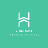 Company/TP logo - "HIGHLANDS ELECTRICAL SERVICES LTD"