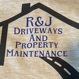 Company/TP logo - "R&J Driveway and Property Maintenance"