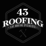 Company/TP logo - "43 Roofing LTD"