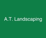 Company/TP logo - "A.T  Landscaping"