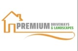 Company/TP logo - "Premium Driveways & Landscapes"