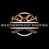 Company/TP logo - "Weatherproof Roofing"