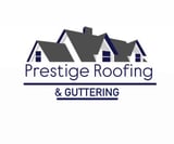 Company/TP logo - "Prestige Roofing & Guttering"