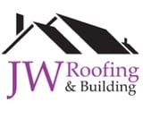 Company/TP logo - "JW Roofing"