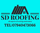 Company/TP logo - "SD Roofing"