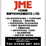 Company/TP logo - "JME Home Improvements LTD"