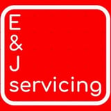 Company/TP logo - "E & J Servicing"