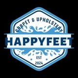 Company/TP logo - "Happy Feet Carpet & Upholstery"