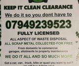 Company/TP logo - "Keep It Clean Clearance"