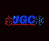 Company/TP logo - "JGC PLUMBING HEATING AND COOLING LTD"