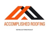 Company/TP logo - "Accomplished Roofing"