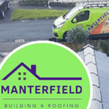 Company/TP logo - "manterfield building & roofing"