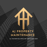 Company/TP logo - "AJ PROPERTY MAINTENANCE"