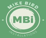 Company/TP logo - "Mike Bird Installations"