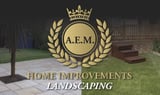 Company/TP logo - "A.E.M Home Improvements"