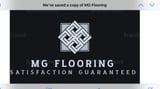 Company/TP logo - "MG Flooring"