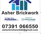 Company/TP logo - "Asher Brickwork"