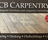 Company/TP logo - "CB Carpentry"