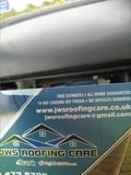 Company/TP logo - "JWS Roofing Care"