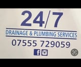 Company/TP logo - "24/7 drainage and plumbing ltd"