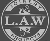 Company/TP logo - "LAW JOINERY PROJECTS"