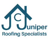 Company/TP logo - "JC Juniper Roofing Specialists"