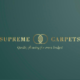 Company/TP logo - "Supreme Carpets"