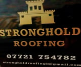 Company/TP logo - "STRONGHOLD ROOFING"