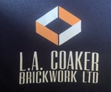 Company/TP logo - "L.A.COAKER BRICKWORK LTD"