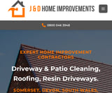 Company/TP logo - "J & D Home Improvements"