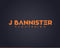 Company/TP logo - "J Bannister Plastering"