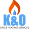 Company/TP logo - "K&O gas & heating ltd"