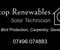 Company/TP logo - "Roof Top Renewables"