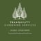 Company/TP logo - "Tranquillity Garden Services"