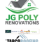 Company/TP logo - "JG Poly Renovations"