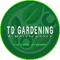 Company/TP logo - "TD Gardening & Maintenance"