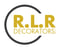 Company/TP logo - "RLR DECORATORS LTD"