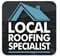 Company/TP logo - "LOCAL ROOFING SPECIALIST"