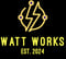 Company/TP logo - "Watt Works"