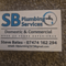 Company/TP logo - "SB Plumbing Services (NE) LTD"