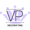 Company/TP logo - "VP Decorating"