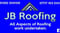 Company/TP logo - "JB Roofing"