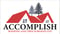 Company/TP logo - "Accomplish Roofing & Tree Surgeon"